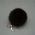 Import Multi color fur pom pom keychain for women bag decoration from China