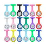 Multi Color Silicone Nurse Wartch FOB Watch Pocket Watch Mechanical Quartz Movement Nurse Watch