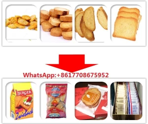 Multi Function Packaging Machine For Rusk Bread Nozek Bread Stick Snack Packing Machine Price Hot Sell Product