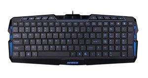 Multimedia wired ultra-thin backlit keyboard mouse combo for office----JMK03