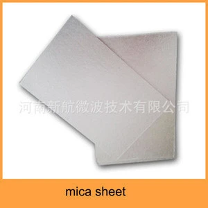 muscovite laminate mica sheet for using microwave equipment