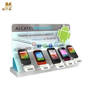 MX-AE009 new style acrylic cell mobile phone counter display / tabletop display