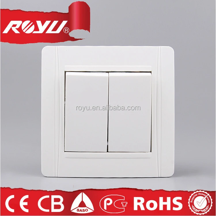 N-L4K European CE approval 4gang big button modular electrical switch