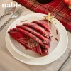 Nabis Eco Party Europe Woven Yarn-dyed Acrylic fibers Wool Material Square table napkin