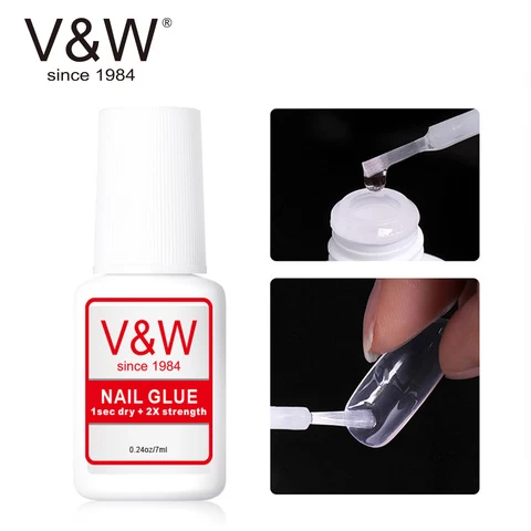 Nail Supplies Wholesale OEM Nail Glue 2g/ 10g/ 1KG/bottle With Brush Nail False Glue Super Strong Decorations Jewelry Sticky