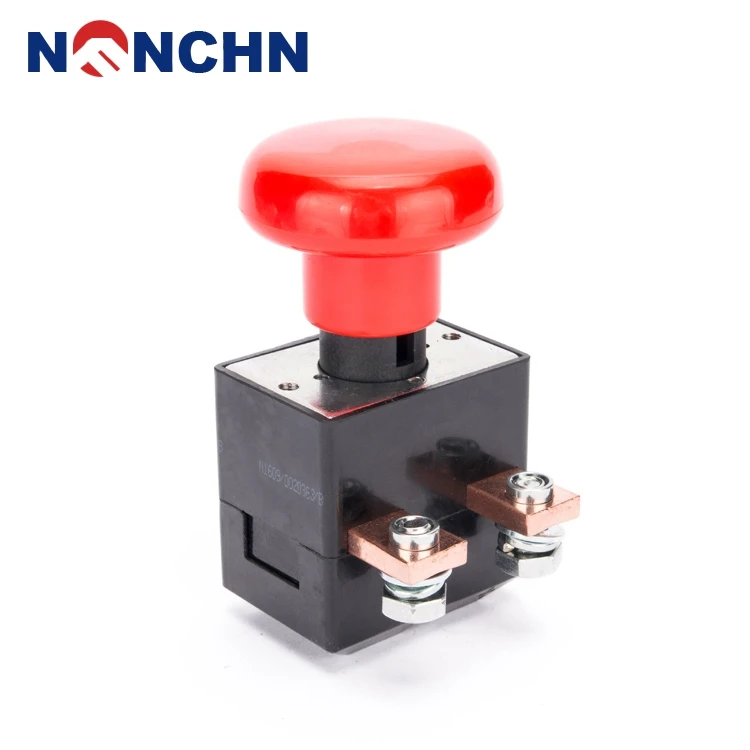 NANFENG Factory Direct Sale 80V 250A Mini Waterproof Emergency Stop Push Button Switch