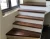 Import Natural American walnut solid wood interior stair step treads from China