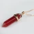 Import Natural Stone Bullet Shape Healing Point Turquoise Crystal Quartz Pendant Necklace Women Jewelry from China