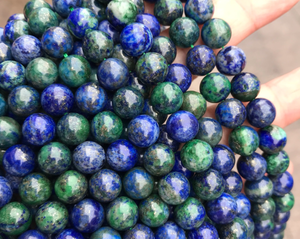 Natural Stone Chrysocolla lapis loose Beads For Jewelry Making blue green multicolored stone Chrysocolla Lapis quartz gemstones
