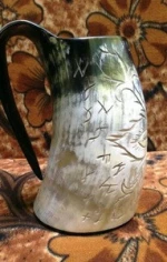 Natural Viking drinking horn