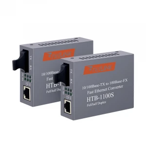 Netlink HTB-1100 fiber optic media converter RJ45 25KM SC fiber port 10M 100M  fiber media converte