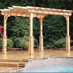 New Arrival Cheap price Natural wooden gazebo