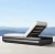 New arrival modern style outdoor furniture beach chair aluminum chaise sun lounge