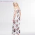 Import New Arrival Summer Ladies Flower Print Long Dress For Vacation from China