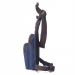 new canvas shoulder diagonal bag fashion casual canvas wear leg bag retro men's waist bag