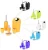 Import New design factory price bathroom accessory set, bathroom set from China