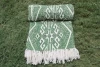 New Design Hand Block Printed Cotton Sofa Throw Blanket  at wholesale price