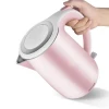 New Design Kitchen Appliances Double Layers Fast Electrical Water Kettle Portable Kettle Stainless Steel Household Hotel Outdoor
