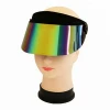 New Design Neoprene UV Protection Plastic Sun Visor Cap hats with Different Color Swingable Lens.