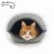 Import New Design Zipper Round Egg Shape Cat Felt House Warm Sleep Winter Confortable Cat Bed Pet House Indoor Felt Cat House Bed from China