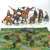 Import New Eco Plastic Dinosaur Model Animal Toys Set with Activity Play Mat from China