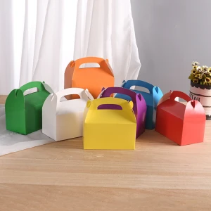 new fashion custom cardboard wholesale folding carry paper box