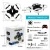 Import New hand gesture control  mini drone led App control 2.4g drone wifi camara fpv plane with 2.0HD from China