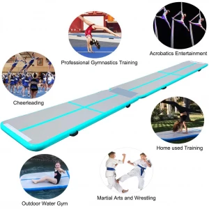 new Hot selling outdoor activities lowest price gym indoor electric pump gymnastics tumbling air track