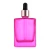 Import New Pattern 30ml 50ml 60ml pink square perfume bottles essential oil Dropper Glass Bottles from China