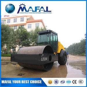 New soil compaction MAFAL Full Hydraulic Double Drive Double Drum Vibratory Road Roller LTC214