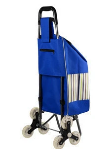 New Style Factory High Quality Supermarket Shopping Market Trolley Cart Luggage Shopping Trolley Bag