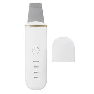 New Ultrasonic Ion Face Cleansing Skin Scrubber Peeling Shovel EMS Facial Pore Cleaner Nu Face Skin Lift Machine Galvanic Spa