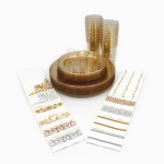 New Version Disposable Plastic Dish Plates Sets Dinnerware With Top Quality