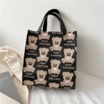 New Vintage Bear Womens Fashion Light Leisure Leather Fashion Womens Tote Bags
