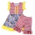 Import Newborn baby girl clothing set carton pattern + red shorts 2pcs set from China