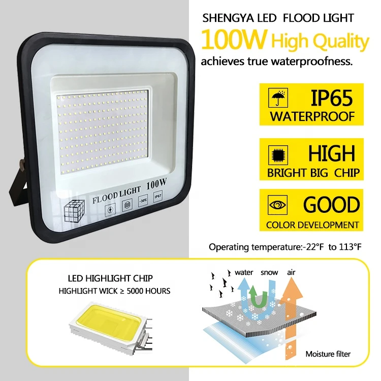 Newest Arrival OEM SMD Waterproof Driver Security Die Cast Wall Flood Light