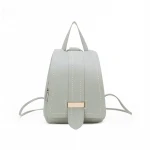 Newest designer vintage simple PU leather fashionable women backpack