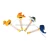 Import Nice Quality Floating Pool Thermometer  Accessories Large Pools Round White Thermometer Solar Bear Pool from China