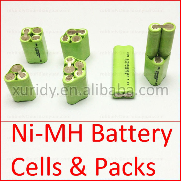 Nickel-Metal-Hydride Battery Pack Ni-Mh cells and Nimh Battery Packs
