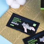 Non-woven fabric sneaker wipes shoe cleaning wet tissue disposable shoe wipes