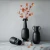 Import nordic ceramic simple vase indoor crafts home decorations porcelain tabletop flower vase from China