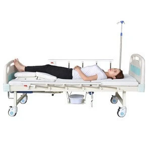 Nursing Bed ABS Non-slip Muilti-fuctional Home Hospital Beds with Cotton Mattress
