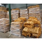 Oak firewood in net bags for sale