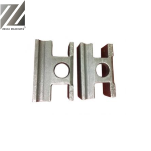 OEM High Accuracy Factory Gray Iron Tile Plate Rail Shoulder Baffle Plate Sand Casting Parts for Railway Accessory