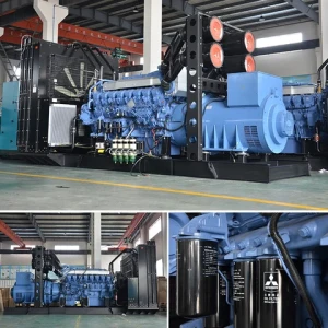 OEM supplier s16r diesel generator mitsubishi 2000kva gensets diesel generator 1600kw 13.8kv/4.16kv