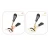 Oem Wholesales High Quality Rose Gold Stainless Mini Tools Custom Logo Private Label Eye Lash Eyelash Curler With Black Handle