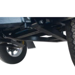 Off road camper travel trailer with independent suspension