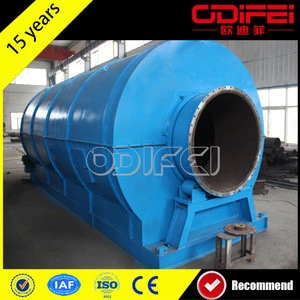Old Tyre /Plastic Rubber Pyrolysis Regeneration Recycling To Crude Fuel Oil