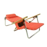 Onwaysports OW-57B Aluminum Cheap Folding Sun Lounger Beach Chair
