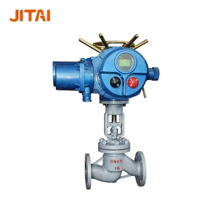 OS&Y CS Pn16 Flanged Globe Valve with Motorized Actuator